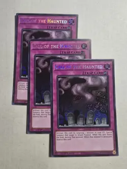 YUGIOH x3 RA05-EN076 CALL OF THE HAUNTED - SECRET RARE 1st EDITION - Image 1