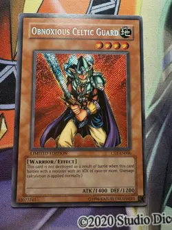 Yugioh! Obnoxious Celtic Guard Secret Rare - CT1-EN006 Limited Edition Englisch - Image 1
