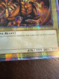 Yu-Gi-Oh! TCG The Winged Dragon of Ra LC01-EN003 Quarter Century Secret Rare QCR - Image 3