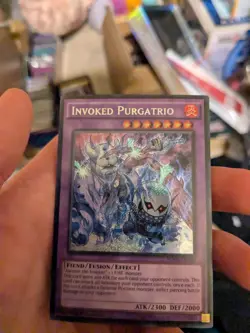Invoked Purgatrio FUEN-EN030 Secret Rare 1st Edition Yugioh - Image 1