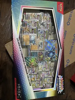 Pokemon Lucario Ex & Tyranitar Ex Premium Collection Prismatic Evolutions TCG - Image 1