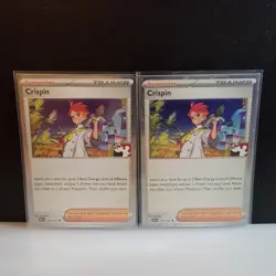 Crispin - Prize Pack Series 7 - Stellar Crown Cosmos Holo Pokemon 133/142 NM x2 - Image 1