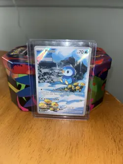 Pokemon Piplup Holo Rare 098/094 Phantasmal Flames English Card - Image 1