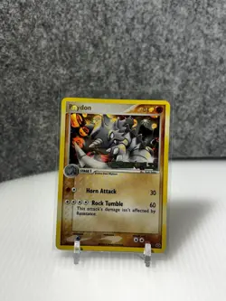 Rhydon 19/106 Ex Emerald Reverse Holo Rare Stamped Pokemon Card - Image 1