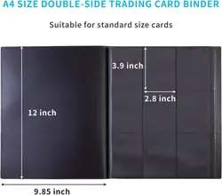 Card Binder, 360 Pockets Upgraded Trading Card Binders, Cards Collection Bind... - Image 5