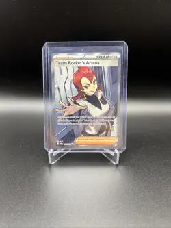 Pokemon Team Rocket's Ariana 224/182 Sv10 Full Art Holo Trainer Card - Image 1