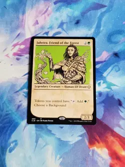 Jaheira, Friend of the Forest (Showcase) - CLB: Baldur's Gate MTG - Near Mint - Image 1