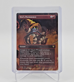 MTG Vivi's Persistence (Borderless Foil) R0458 - Commander: Final Fantasy - NM - Image 2