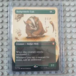 mtg badgermole cub borderless NM/M Unplayed TLA - Image 1