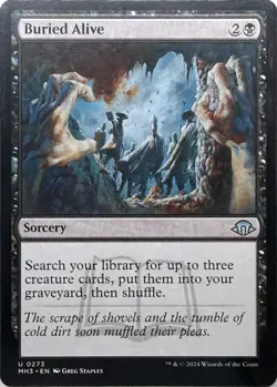 Buried Alive 273 Uncommon Modern Horizons 3 Magic: The Gathering Near Mint - Image 1