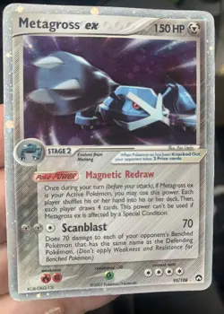 Metagross ex 95/108 – EX Power Keepers – Holo Ultra Rare 2007 Pokemon - Image 1