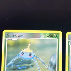 Pokemon Platinum Surskit 104/123 Reverse Holo and masquerain 55/123 Tcg - Image 2