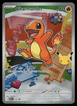 Charmander - 038 038 Holo Promo ME: Mega Evolution Promo Pokemon Near Mint - Image 1