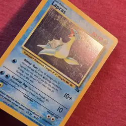 Pokemon Fossil: Lapras 10/62 Holo Rare - MP - Image 4