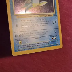 Pokemon Fossil: Lapras 10/62 Holo Rare - MP - Image 5