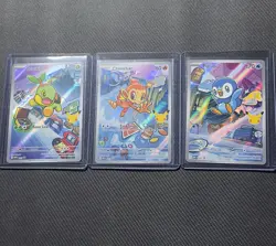 Pokemon First Partner Illustration Collection Series 1 Sinnoh Starters MEP 40-42 - Image 1