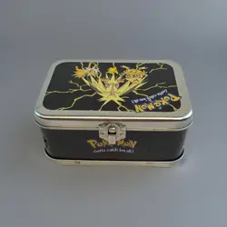 Vintage 2000 Pokemon Electric Tin Set - Zapdos Pikachu Jolteon-Bank & Two Tins - Image 2
