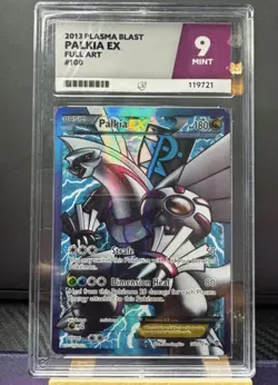 Pokemon Palkia-Ex TCG Plasma Blast HoloCard 100/101 Full Art Ultra Rare Ace 9 - Image 1