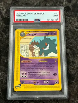 2003 POKEMON SKYRIDGE #10/144 GENGAR PSA 9 @SC7 - Image 1