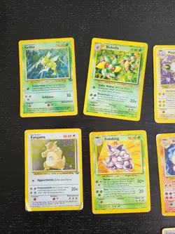 Alte Pokemon Karten Sammlung Bundle 11x Rare WotC HOLO 1. Edition Vintage Played - Image 2
