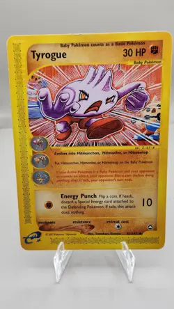 Pokemon Tyrogue Aquapolis 63/147 Regular TCG LP - Image 1