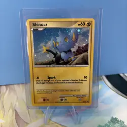 2007 Pokemon Diamond & Pearl Shinx DP15 Promo Inverted Upside Down Back Error MP - Image 1