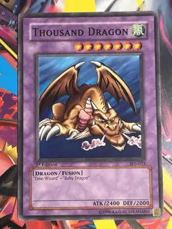 Thousand Dragon #SDJ-023 Yugioh 1st Edition NM - Image 1