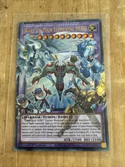 YuGiOh | RA05-EN142 | Wake Up Your Elemental HERO | Extended Art | Ultra Rare - Image 1