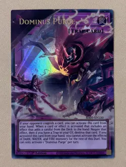 Dominus Purge RA05-EN150 Ultra Rare 1st Ed OVERFRAME - Image 1