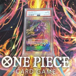 Yamato OP01-121 Alternate Art Secret Rare Romance Dawn PSA 10 2022 - Image 1