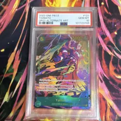 Yamato OP01-121 Alternate Art Secret Rare Romance Dawn PSA 10 2022 - Image 3