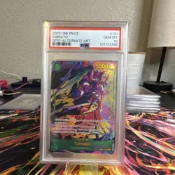 Yamato OP01-121 Alternate Art Secret Rare Romance Dawn PSA 10 2022 - Image 5