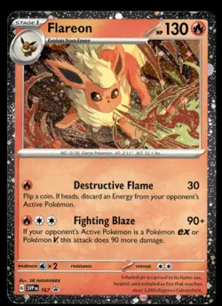 Flareon - (Cosmos Holo) SV: Scarlet & Violet Promo Cards 167 NM Pokemon TCG - Image 1