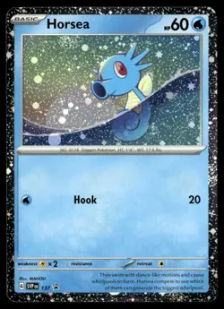 Horsea - (Cosmo Holo) SV: Scarlet & Violet Promo Cards 137 NM Pokemon TCG - Image 1