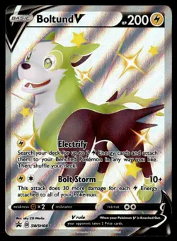 Boltund V - Promo Holo SWSH: Sword & Shield Promo Cards SWSH085 NM Pokemon TCG - Image 1