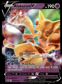 Alakazam V Promo SWSH: Sword & Shield Promo Cards SWSH083 NM Pokemon TCG - Image 1