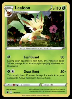 Leafeon - Promo Holo SWSH: Sword & Shield Promo Cards SWSH191 NM Pokemon TCG - Image 1