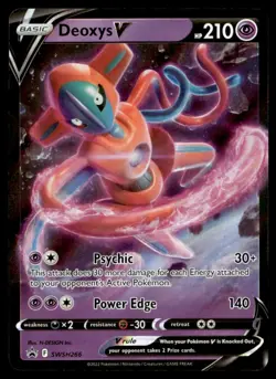 Deoxys V Promo SWSH: Sword & Shield Promo Cards SWSH266 NM Pokemon TCG - Image 1