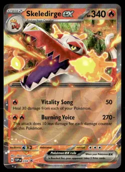 Skeledirge ex - Promo Holo SV: Scarlet & Violet Promo Cards 034 NM Pokemon TCG - Image 1
