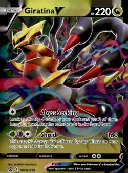 Giratina V Promo SWSH: Sword & Shield Promo Cards SWSH259 Near Mint Pokemon TCG - Image 1