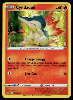 Cyndaquil - Promo Holo SWSH: Sword & Shield Promo Cards SWSH221 NM Pokemon TCG - Image 1