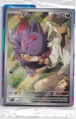 N's Zorua 189 Sealed Promo SV: Scarlet & Violet Promo Cards Pokemon TCG - Image 1