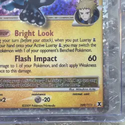 HOLO Luxray 109/111 NM / M - Pokemon 25th Celebrations Secret Rare Classic Card - Image 4