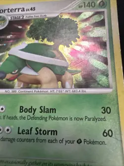 Torterra 17/130 Diamond and Pearl Holo Diamond Pokemon - Image 2