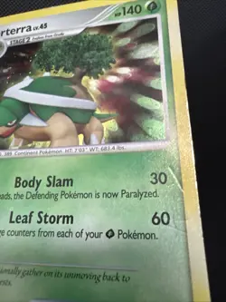 Torterra 17/130 Diamond and Pearl Holo Diamond Pokemon - Image 3