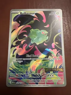 Bulbasaur 133/132 Full Art NM/M Mega Evolution Pokemon Card - Image 1