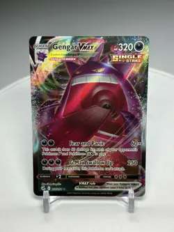 2021 Pokemon Gengar Vmax TCG Card English 157/264 Full Art Ultra Rare NM - Image 1