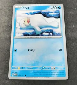 Pokemon 151 Seel Common Card 086/165 NM - Image 1