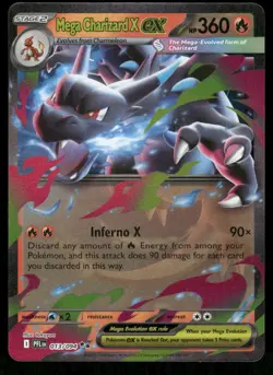 Pokemon Cards Mega Charizard X ex 013/094 Phantasmal Flames Double Rare NM - Image 1