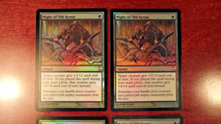 4x FOIL Might of Old Krosa - LP / MP, Time Spiral, English, MTG Magic - Image 2